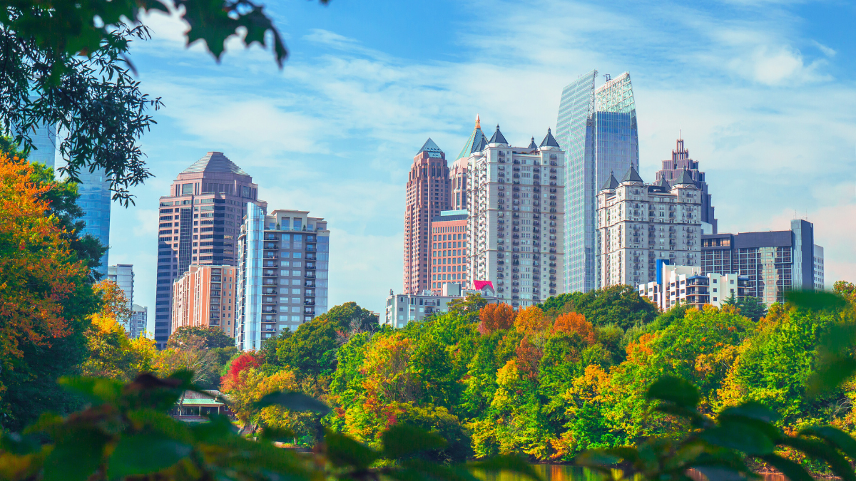 Image of the city of Atlanta via Brick Mailbox Plus